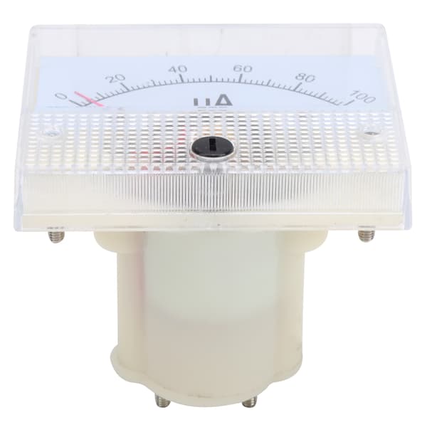 85C1 DC 0~100UA Pointer Type Ammeter Analog Current Panel Meter Måleinstrument