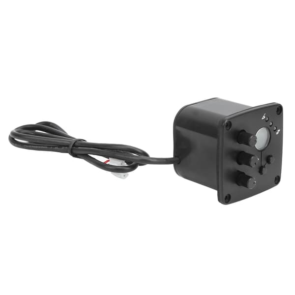 Gitarr EQ Pickup E-2T 2-bands Equalizer LCD-stämapparat Instrumenttillbehör