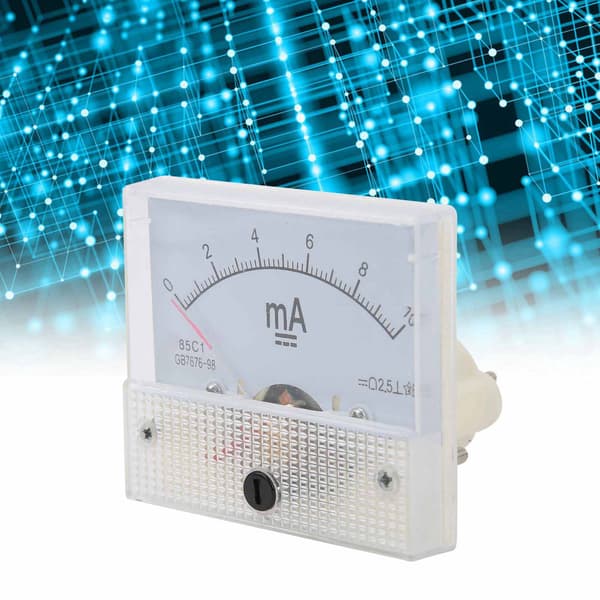85C1 DC 0-10MA Pointer Amperemeter Hoved Amperemeter Panel Strømmåleinstrument