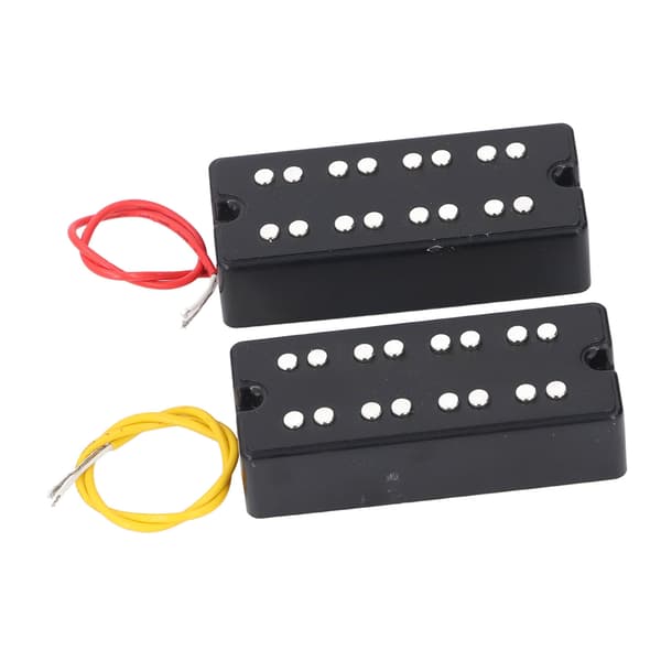 Humbucker Pickup Set Exponerad 2-håls stil Dubbelspolig pickup för 4-strängad elbasgitarr
