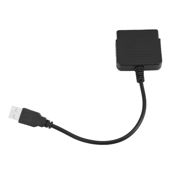 PS2 Controller til USB-adapterkonverter til Sony PlayStation 2, PS3 & Windows PC Gamepad-stik