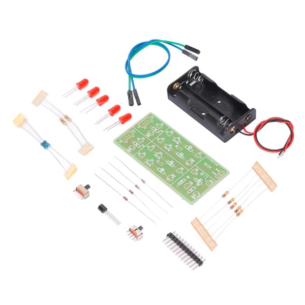 Diskret komponentgrindkretskit Analog krets Slitstark ABS DIY elektronikkit för experimentell träning