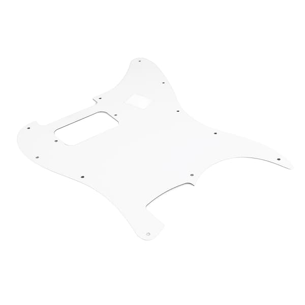 Vit PVC Elgitarr Scratchplate för Live Scen & Studioinspelning