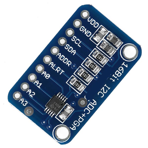 1 stk. 16-bit I2C ADC udviklingskort analog til digital konverteringsmodul