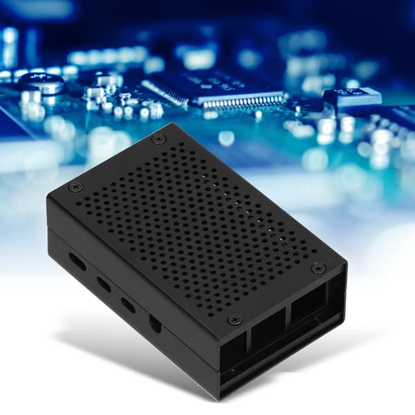 Kabinet til Raspberry Pi 4 Model Aluminiumlegering Kølende Beskyttelsesskal Mikrocomputerdele