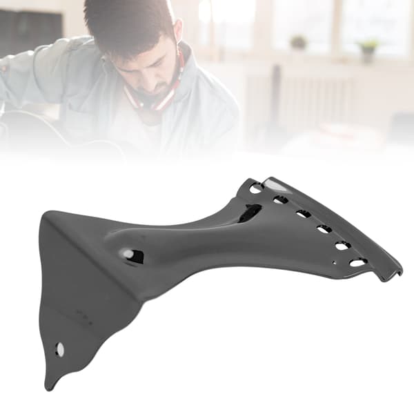 Svart 6-strängad gitarrstall, tremolo resonator reservdel, tillbehör för elgitarr