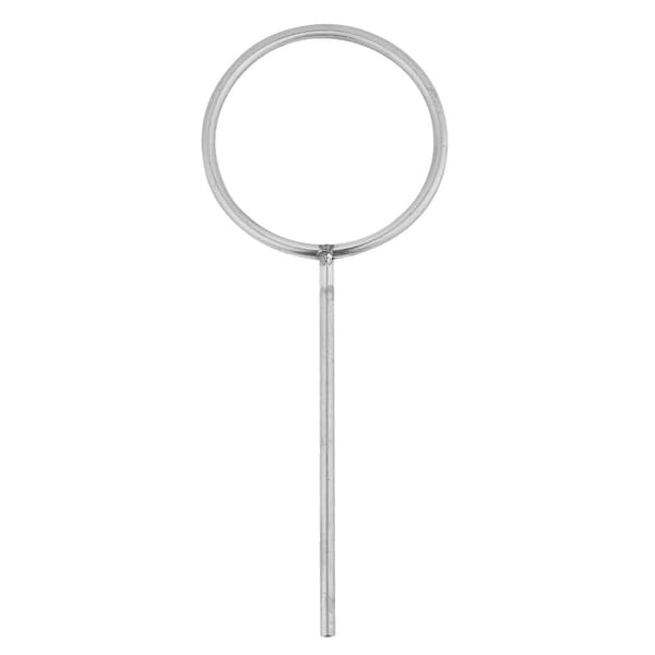 100 mm laboratorieunderstøttelse i rustfrit stål med lukket ring