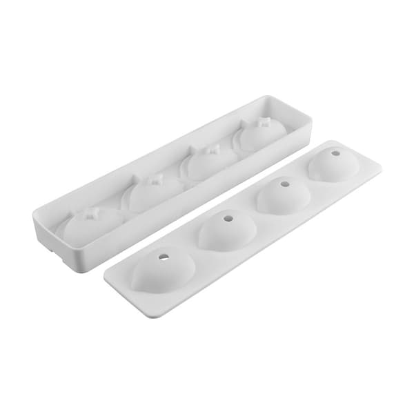 4-hulrum citronformede kageforme silikone mousse kageforme muffin bageform