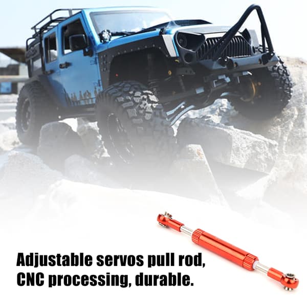 Justerbart styrestangssæt til SCX10 D90 1/10 RC Crawler (80-85mm)