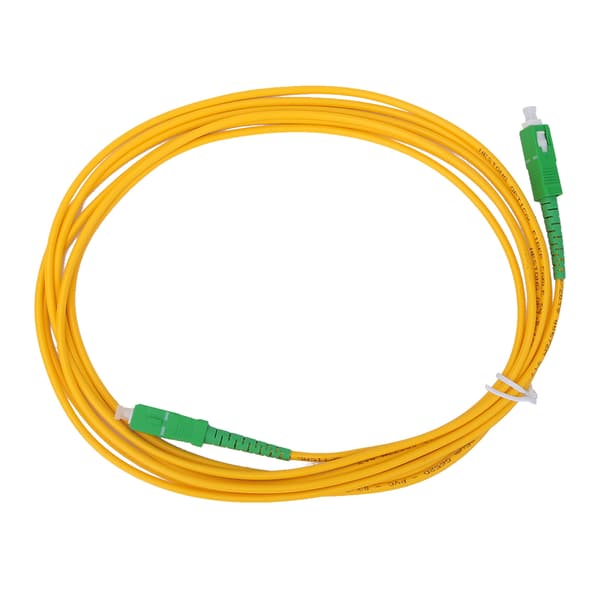 2 STK Fiberoptisk Patchkabel Single Mode & Single Core SC/APC SC/APC SM-G652D OS2 3 Meter