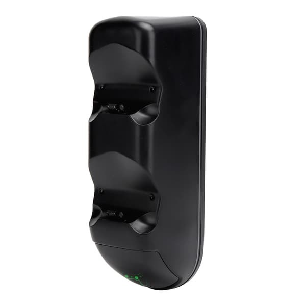 DOBE TP4-1781 2-i-1 Opladningsstander til PS4 Controller, Dobbelt USB Gamepad Dock med LED-indikator