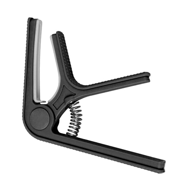Gitarr Capo Clip Klämma med Halkfri Punkt Universal Bra Skydd Ukulele Elgitarr Capo Svart