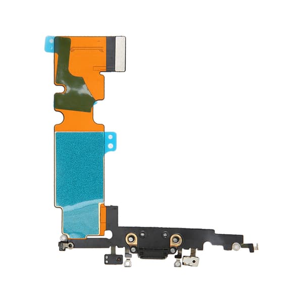 iPhone 8 Plus Opladningsport Udskiftning Flexkabel, USB-stik Dock, Sort