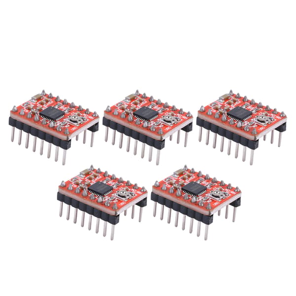 5 stk. stepper motordrivermodul til Ramps 1.4 A4988 3D-printertilbehør