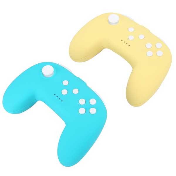 Trådløs controller til Switch Pro Mini Gamepad Grip til NS Lite Dual Vibration Grøn Gul