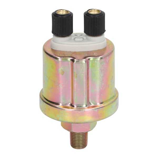 Olietryksensor aluminiumslegering stabil generator olietryksensor til VDO 1/8 NPT 0-10Bar blank finish dobbelthoved