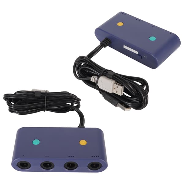 Gamecube Controller Adapter 3-i-1 Konverter til Wii U Switch PC Gaming