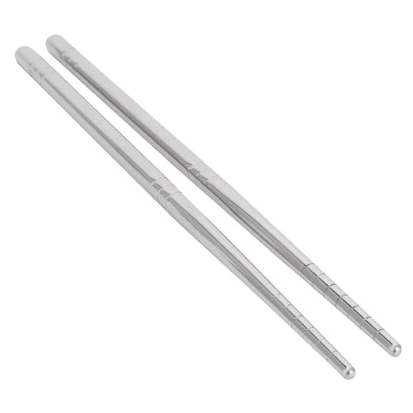 1 par spisepinde 304 rustfrit stål spisepinde bestik køkkentilbehør 17,5 cm