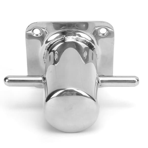 316 Rustfrit Stål Enkelt Fortøjningspullert Kraftig Kryds Pullert Klemme Marine Båd Dock Hardware Fitting 90mm