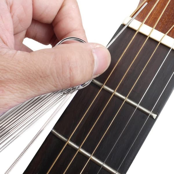 Guitar Bone Bridge Saddle Nuts Sandpaper File Set DIY Luthier Tool Kit