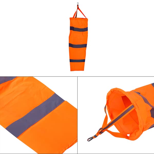 76 cm Polyester Vindstrut Utomhus Vindmätning Strutväska med Reflexbälte