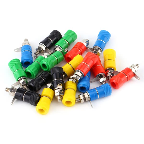 20 stk. bindestolpe hunstik til 4 mm bananstik