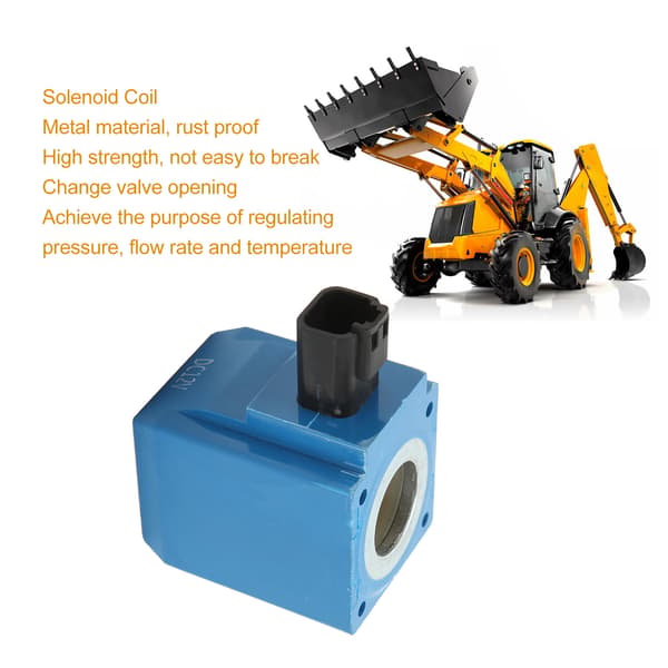 Magnetspole 02365539 Hydraulisk Ventilspole Passer til JCB 3CX 4CX Rendegraver
