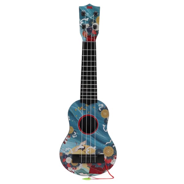 Barnleksak Ukulele Mini Plastgitarr Musikinstrument för förskolebarn PresentBlå