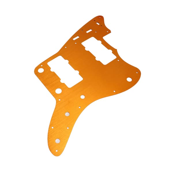 Elgitarr Aluminiumlegering Scratchplate Guld Snabbmonterad Anti-Rep Reserv 1-Pack