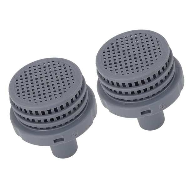 2-pack plastpoolsilkoppling 11070 11072 reservdel för Intex 25022E poolvattenutlopp