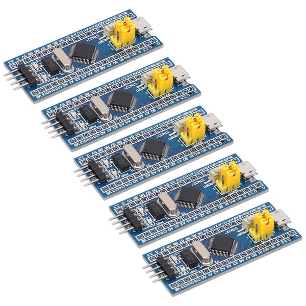 5 STK STM32F103C8T6 Minimum System Udviklingskort Mirco USB 40 Pin Core Læringsmodul