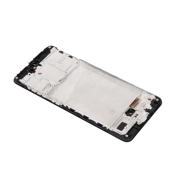 LCD-pekskärmsbyte med digitizer och ram för Galaxy A31