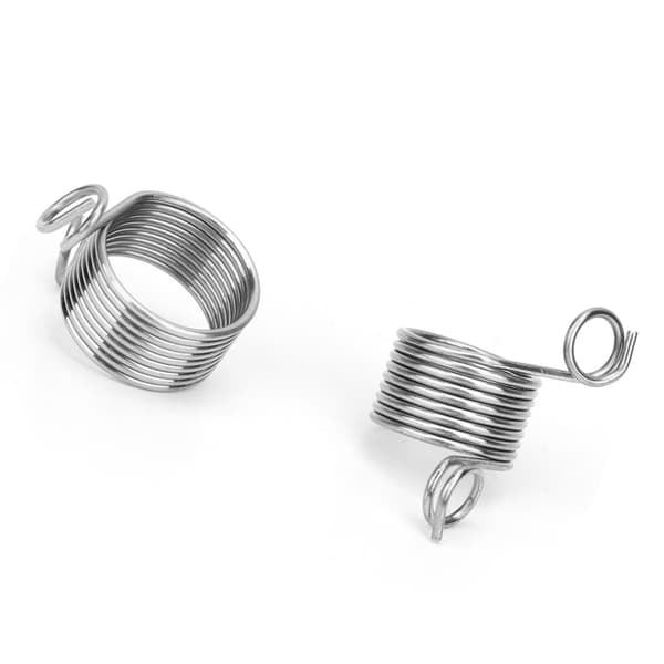 2-pack stickfingerborg i stål, fingerring, syverktyg