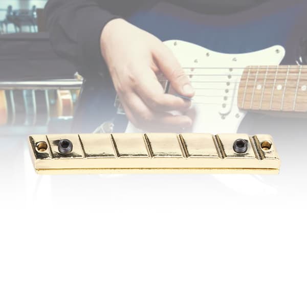 Mutter i mässing för 7-strängad gitarr, reservdel för elgitarr av Les Paul-typ, instrumentdel i metall