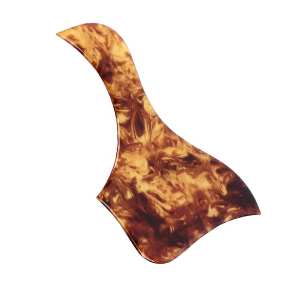 PVC Gitarr Scratchplate Protector, Tjock Repsäker Självhäftande Prydnadsplatta för Akustisk Gitarr, Modernt Tillbehör