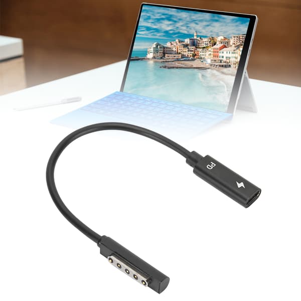 USB-C PD snabbladdningsadapterkabel för Microsoft Surface 1/2 / RT bärbar dator surfplatta