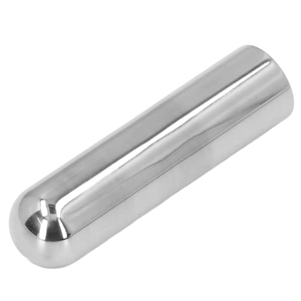 Solid Rostfritt Stål Lap Steel Gitarr Tone Bar 83x22mm med Förvaringsväska för Pedal & Elgitarr, 1 Bar + 1 Väska Set