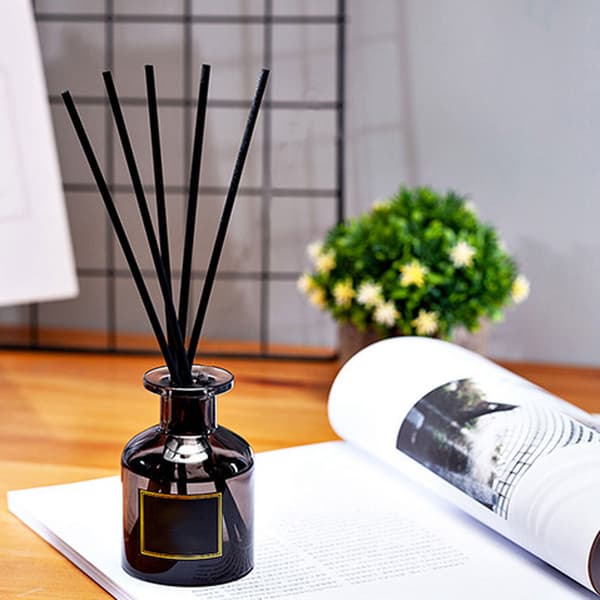 50 ml Reed Diffuser Tar Bort Lukt Eldfri Diffuserolja Naturlig Diffuser för Kontor