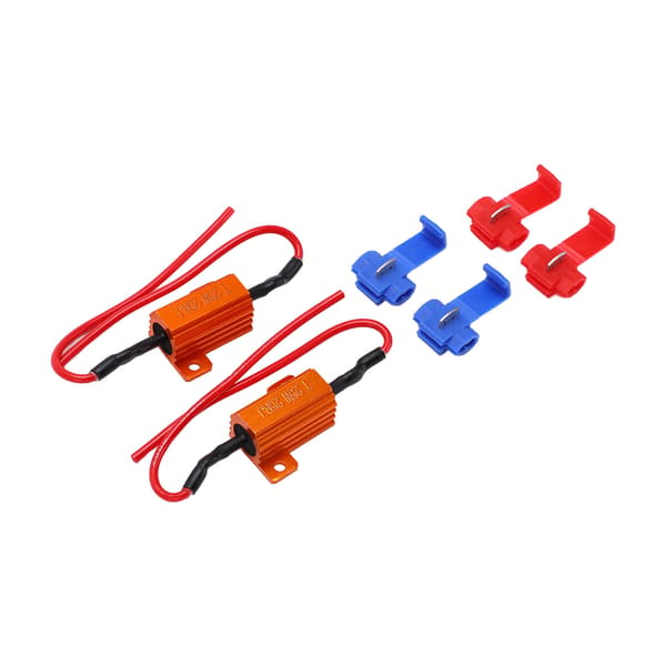 2 sæt 25W 25Ω LED Modstandsafkoder Anti-korruption Holdbar Belastningsindikator Modstand