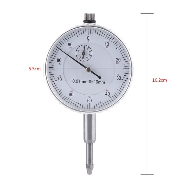 Mittakello 0-10MM Ulkomittaus 0.01mm Tarkka Kello