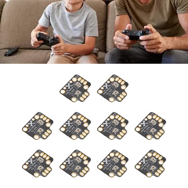 10 stk. 3D Analog Stick Drift Fix Modul Erstatningsjoystick til Xbox, PS4, Switch Controllere Sort