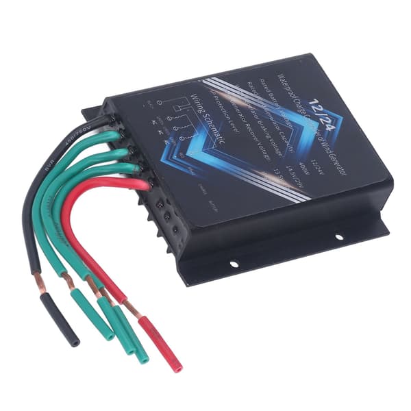 Vindgeneratorcontroller Aluminiumlegering Vandtæt Vindmøllecontroller 400W 12V 24V
