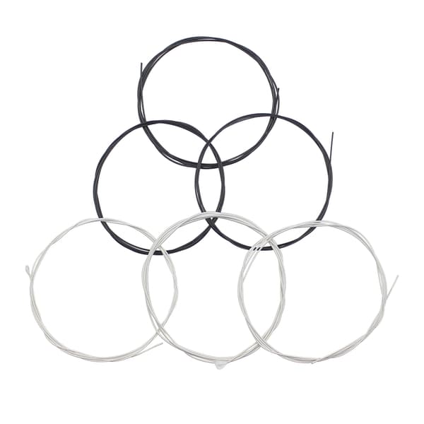 6st/set (.028-.043) Klassisk Spansk Gitarr Nylonsträngar 2 Färger Standard Spänning