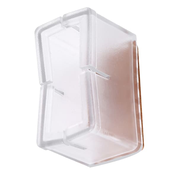 8 st / set stolsbensskydd rektangulära möbelbensskydd med gummisula (transparent)