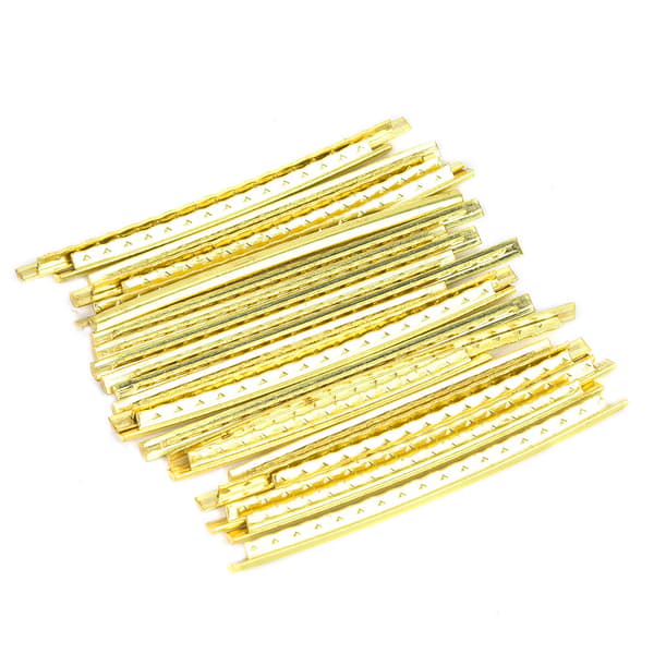 24 st/set elgitarrbandtråd gitarrgreppbräda mässingsbandtråd bredd 2,7 mm