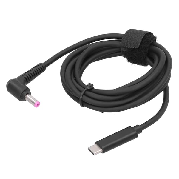 USB-C han til DC 4.8x1.7mm strømadapterkabel til opladningsstik til bærbar computer