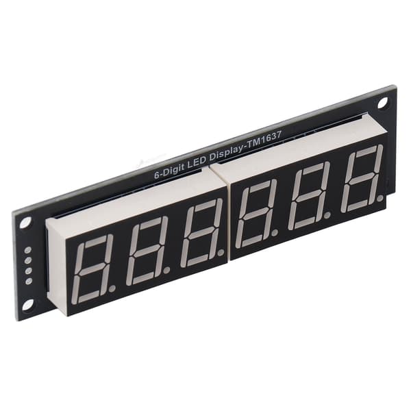 0.56in 6-cifret 7-segment displaymodul TM1637 Driver LED Digitalrørmodul 5V 2Pin IO