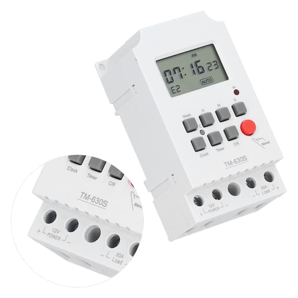 Mikrocomputer Timerkontakt 7-dages Elektronisk Tilbehør med Digitalt Display til Lysstyring