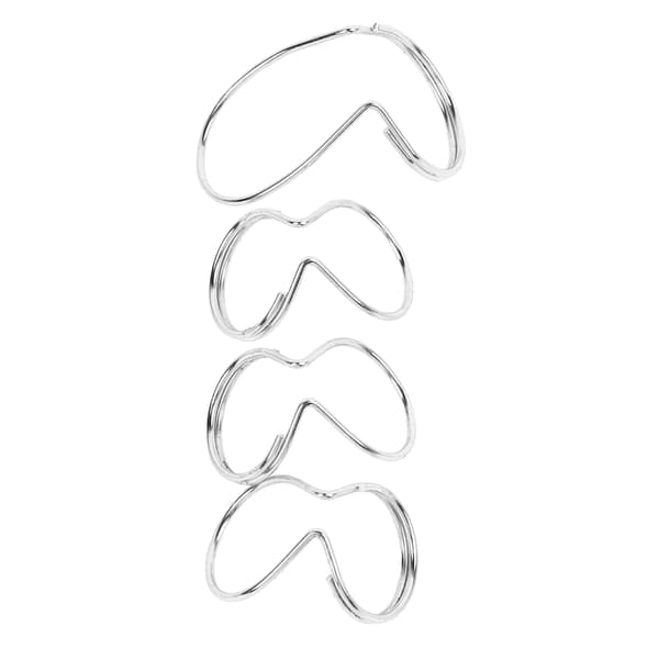 Silver metall fingerplektrum 4-pack fjärilsgitarr tumplektrumset för gitarrister