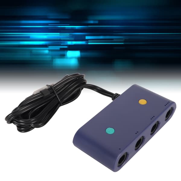 Gamecube Controller Adapter 3-i-1 Konverter til Wii U Switch PC Gaming